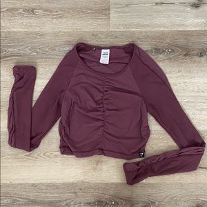 Gymshark mesh detail shirt